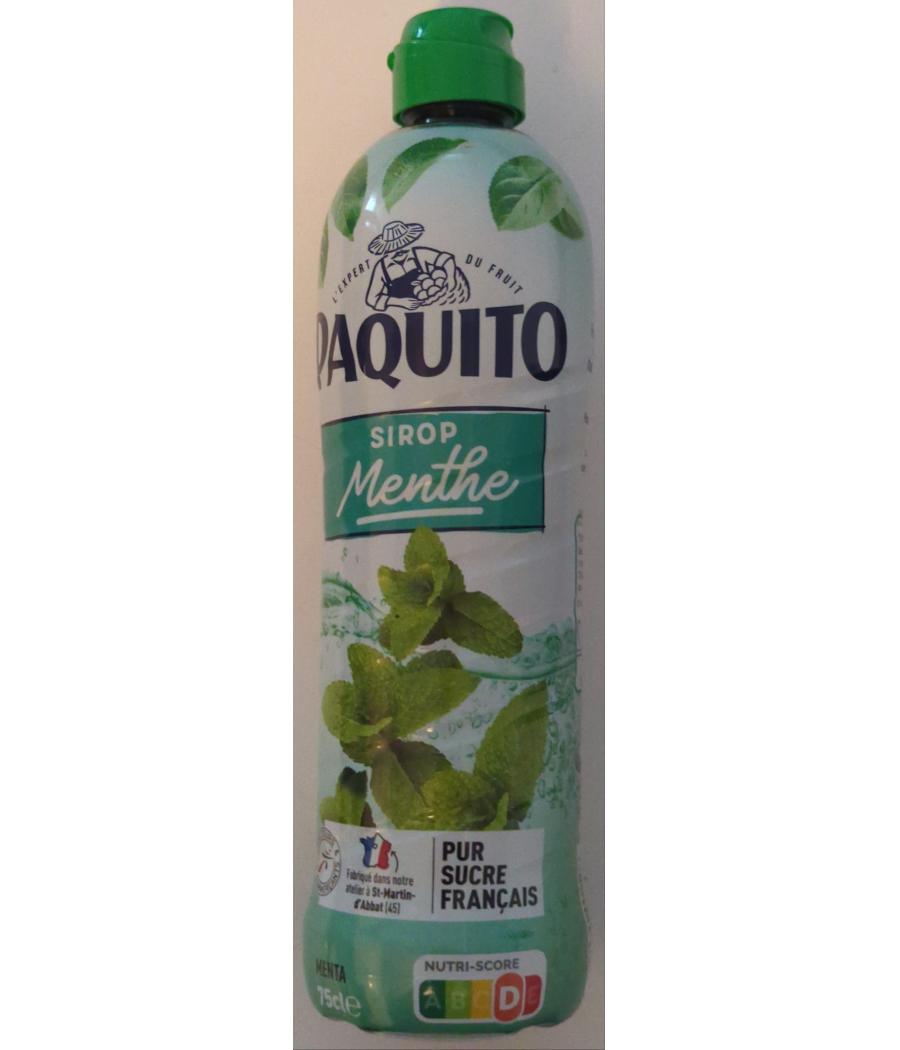SIROP MENTHE PAQUITO 75 CL SIROP MENTHE PAQUITO 75 CL