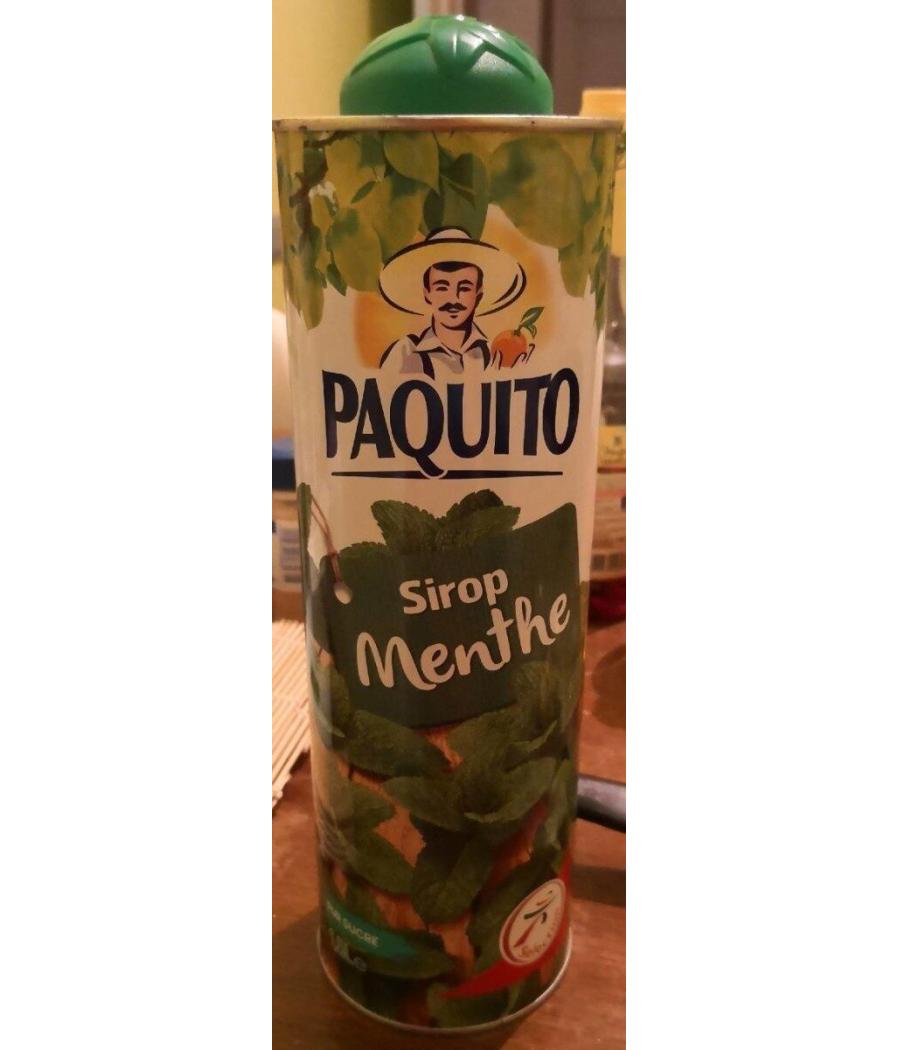 SIROP MENTHE PAQUITO 1,5 L SIROP MENTHE PAQUITO 1,5 L