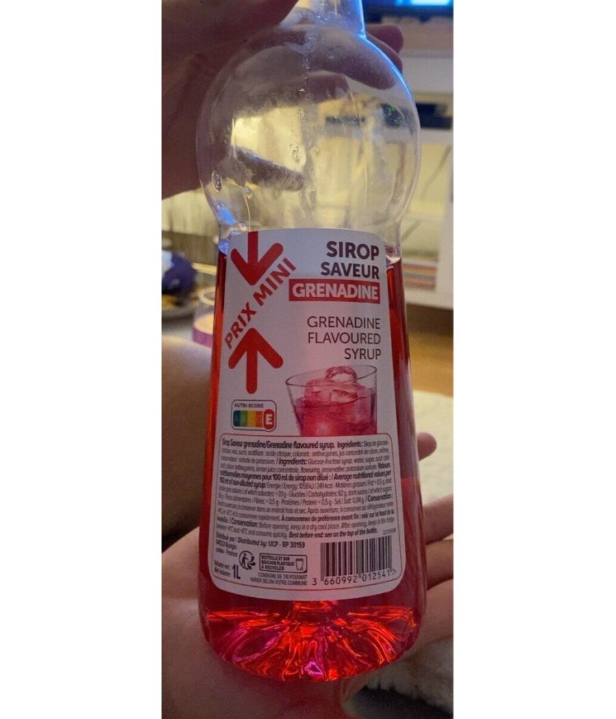 SIROP SAVEUR GRENADINE (1 L) SIROP SAVEUR GRENADINE (1 L)