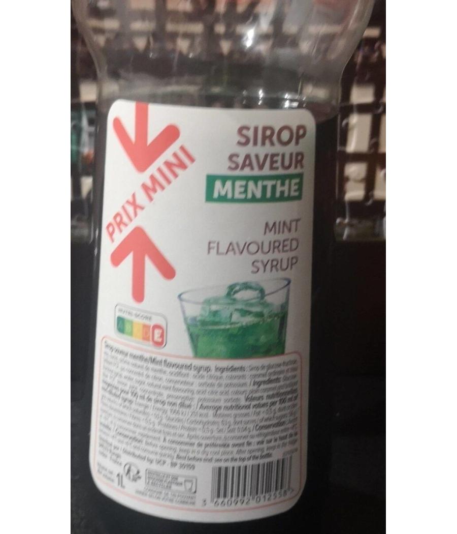 SIROP SAVEUR MENTHE (1 L) SIROP SAVEUR MENTHE (1 L)