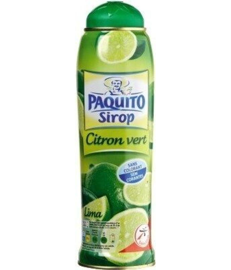 SIROP CITRON VERT PAQUITO 750ML SIROP CITRON VERT PAQUITO 750ML