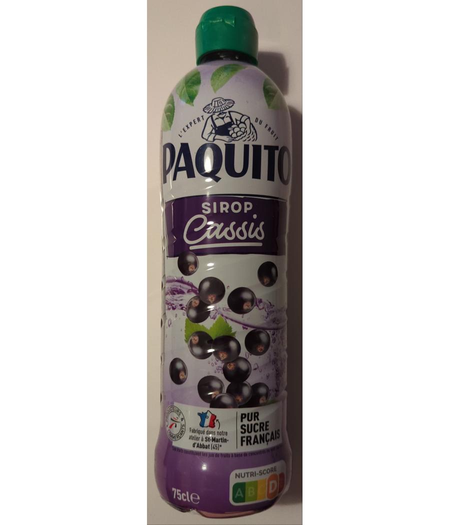 SIROP DE CASSIS PAQUITO 75Cl SIROP DE CASSIS PAQUITO 75Cl