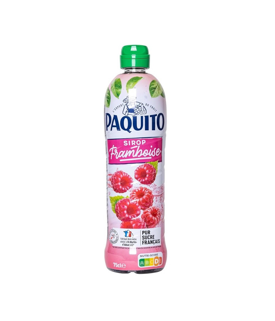SIROP DE FRAMBOISE PAQUITO 750ML SIROP DE FRAMBOISE PAQUITO 750ML