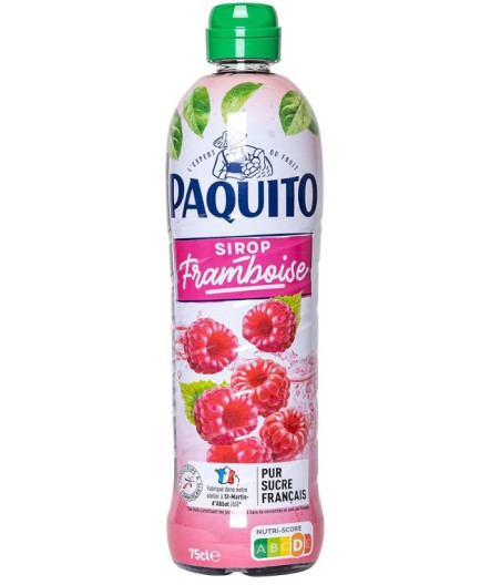 SIROP DE FRAMBOISE PAQUITO 750ML