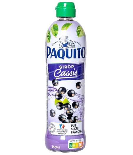 SIROP DE CASSIS PAQUITO 75Cl
