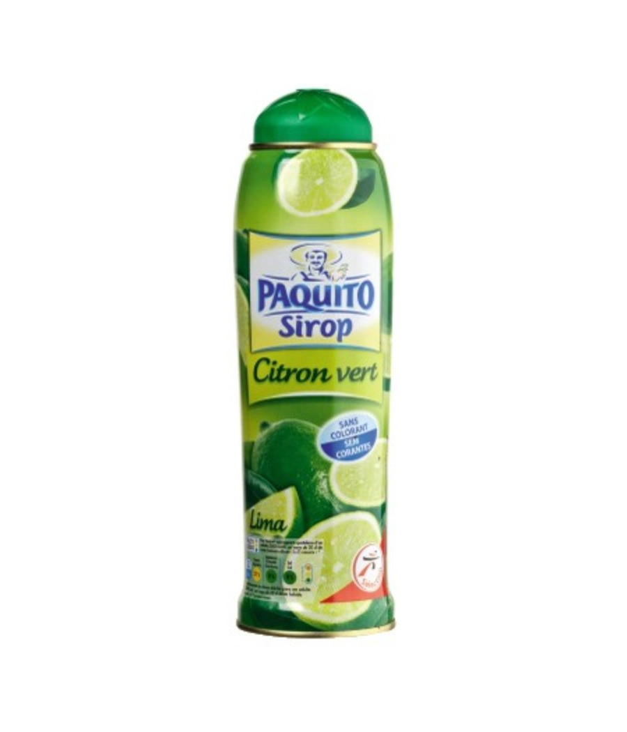 SIROP CITRON VERT PAQUITO 750ML SIROP CITRON VERT PAQUITO 750ML