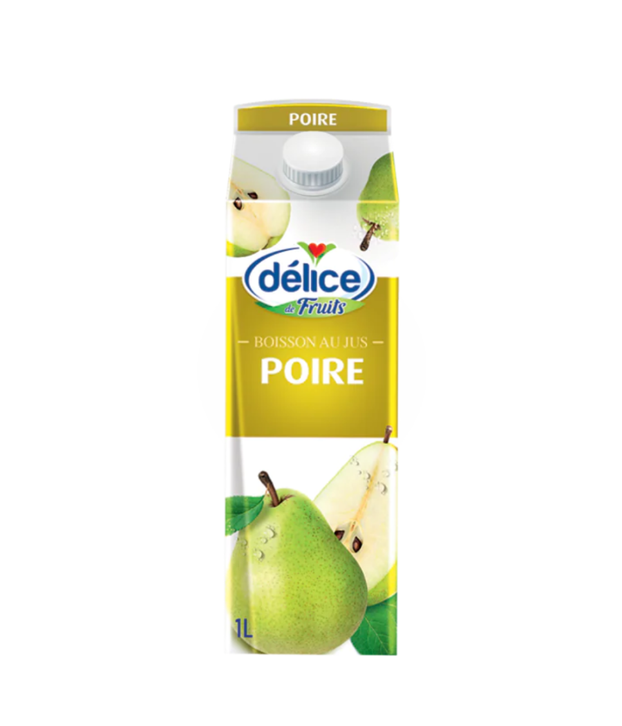 JUS DE POIRE DELICE 1L JUS DE POIRE DELICE 1L