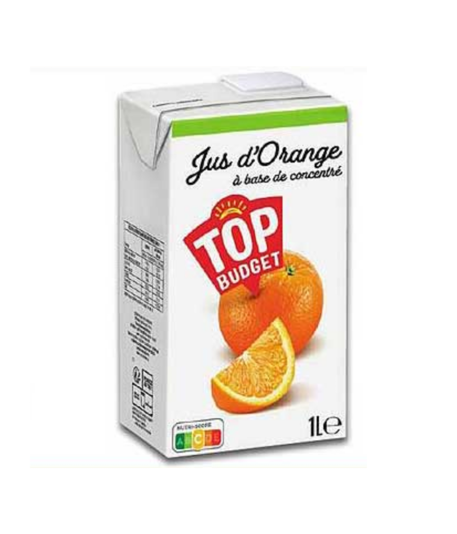 JUS D'ORANGE ABC TOP BUDGET 1L JUS D'ORANGE ABC TOP BUDGET 1L