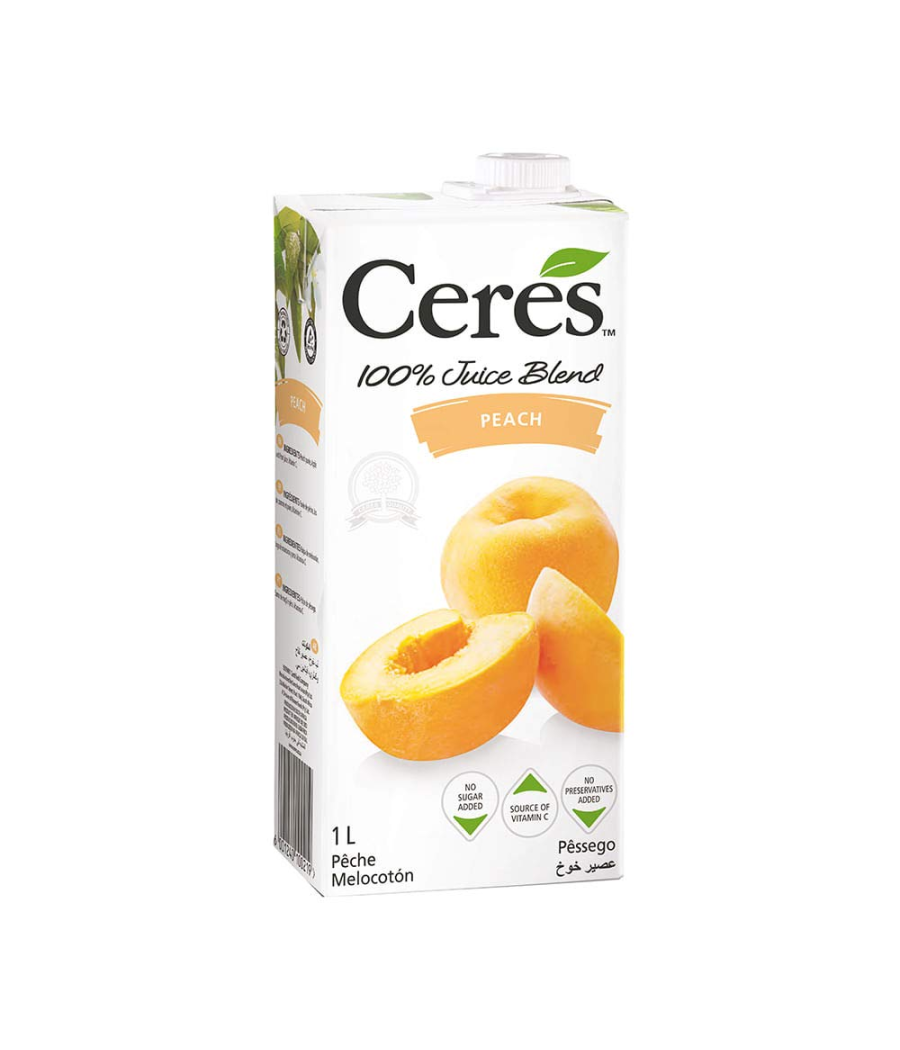 JUS 100% PECHE CERES 1L JUS 100% PECHE CERES 1L