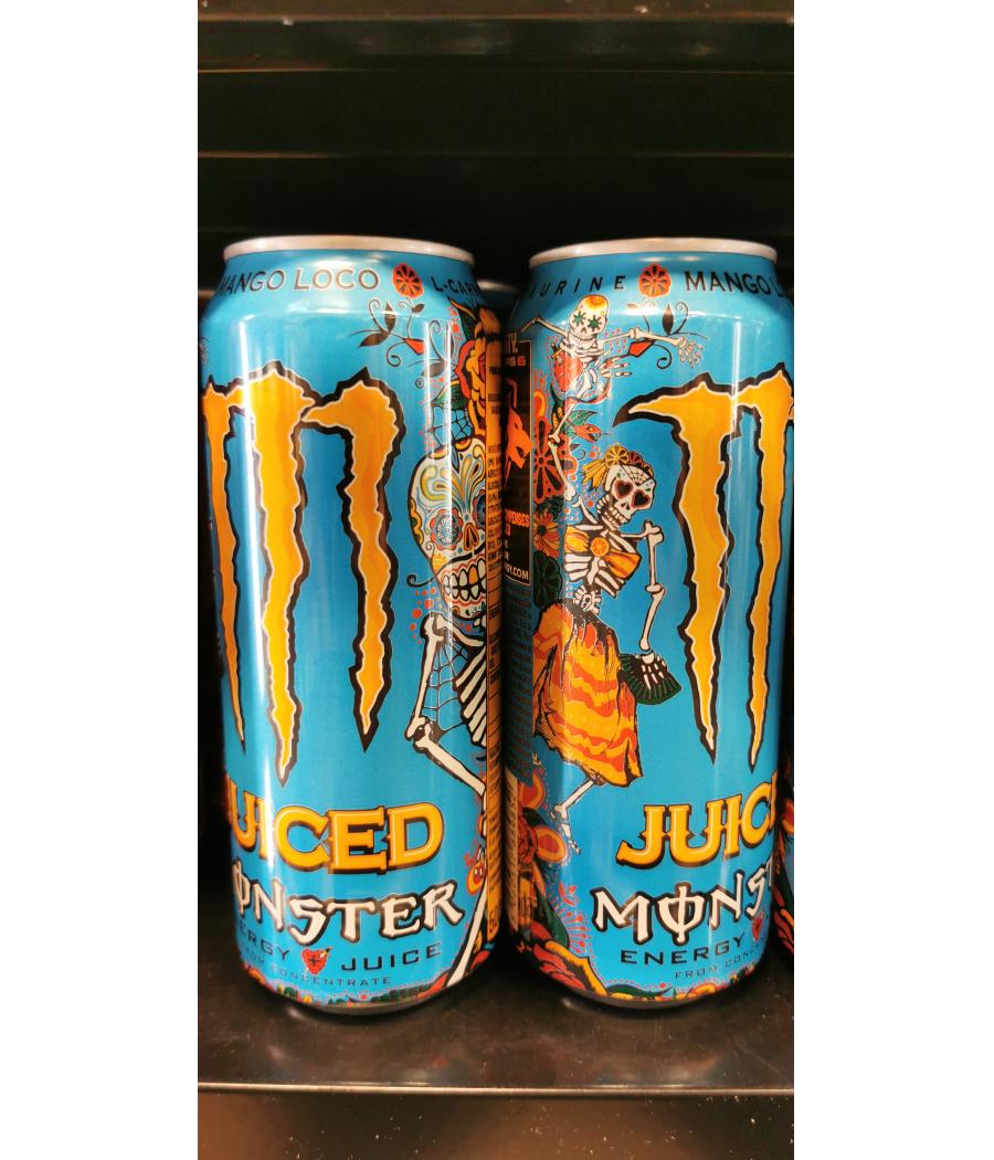 BOISSON ENERGISANTE MONSTER MANGO LOC 500ML BOISSON ENERGISANTE MONSTER MANGO LOC 500ML