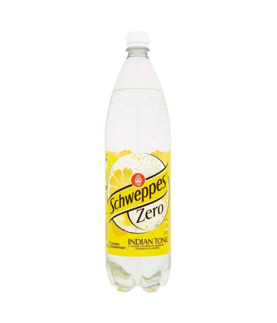 SCHWEPPS ZERO INDIAN TONIC 1,5L SCHWEPPS ZERO INDIAN TONIC 1,5L