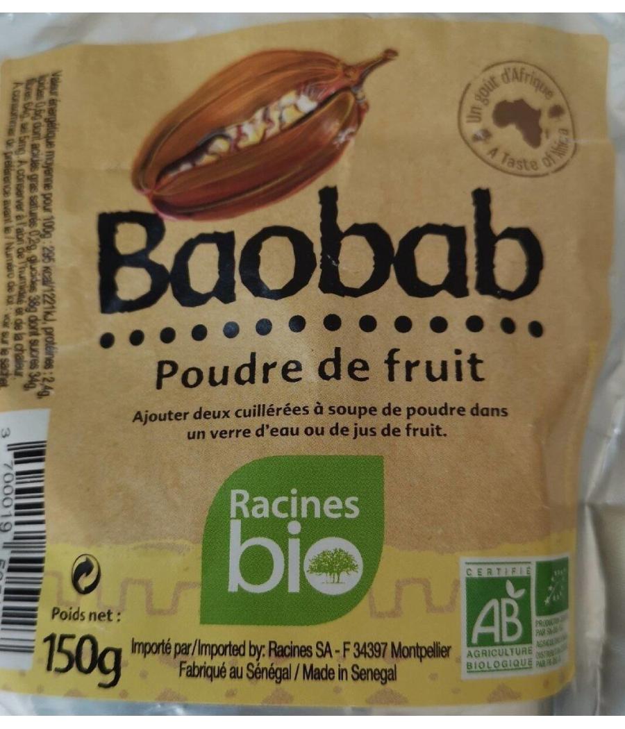 POUDRE DE BAOBAB BIO 150G POUDRE DE BAOBAB BIO 150G
