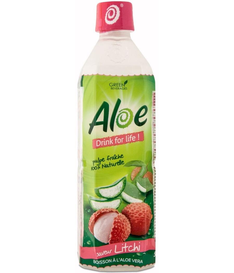 BOISSON A L'ALOE VERA SAVEUR LITCHI 50CL BOISSON A L'ALOE VERA SAVEUR LITCHI 50CL