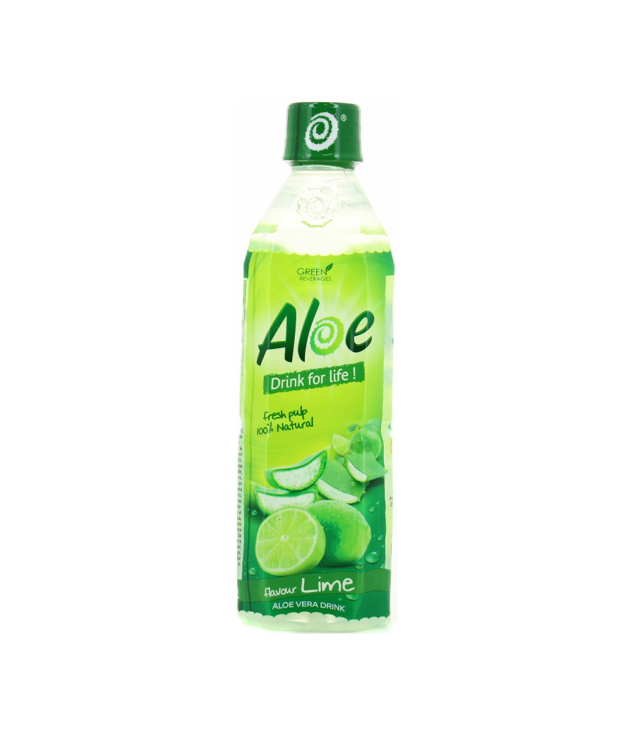 BOISSON A L'ALOE VERA - SAVEUR CITRON VERT 50CL BOISSON A L'ALOE VERA - SAVEUR CITRON VERT 50CL