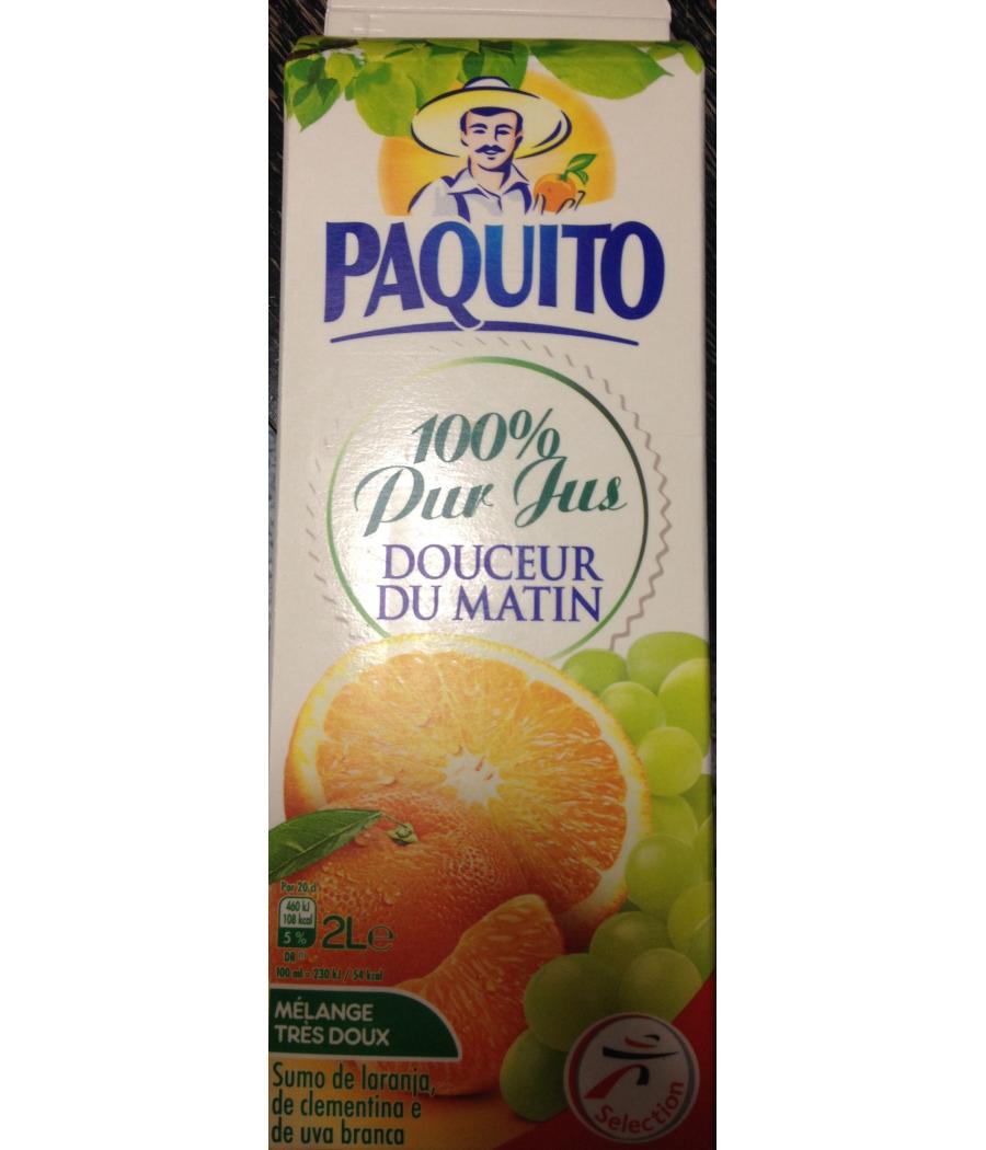 PUR JUS DOUCEUR DU MATIN PAQUITO 2L PUR JUS DOUCEUR DU MATIN PAQUITO 2L