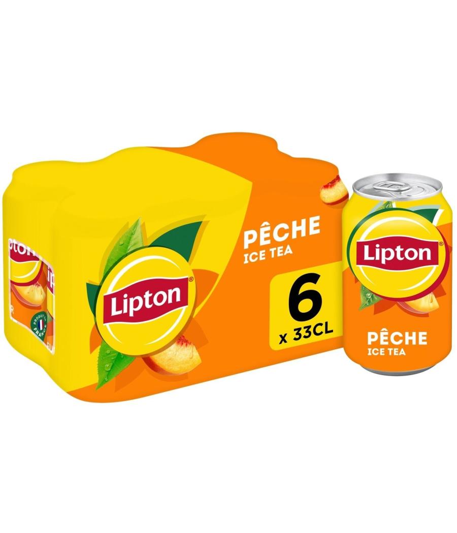 LIPTON ICE TEA SAVEUR PECHE 6X33CL LIPTON ICE TEA SAVEUR PECHE 6X33CL