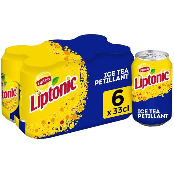 LIPTON LIPTONIC L'ORIGINAL PETILLANT 6X33CL
