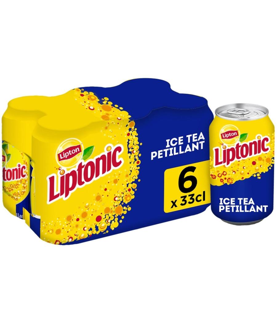 LIPTON LIPTONIC L'ORIGINAL PETILLANT 6X33CL LIPTON LIPTONIC L'ORIGINAL PETILLANT 6X33CL