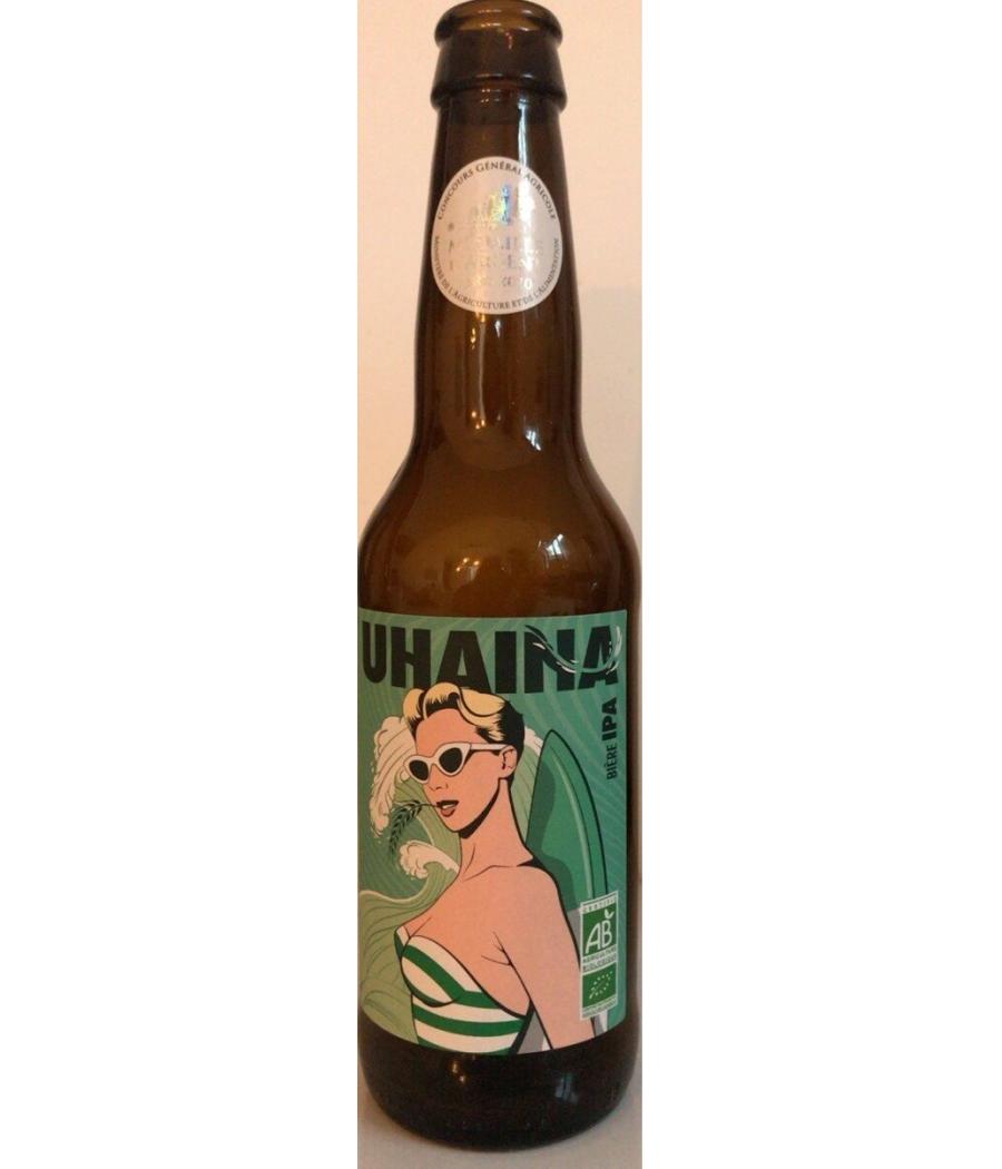 BIERE BLONDE BIO IPA UHAINA 33CL BIERE BLONDE BIO IPA UHAINA 33CL