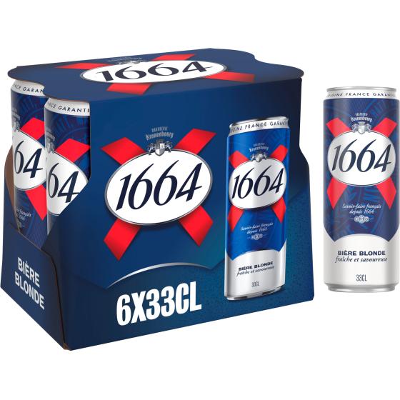 BIERE 1664 6X33CL