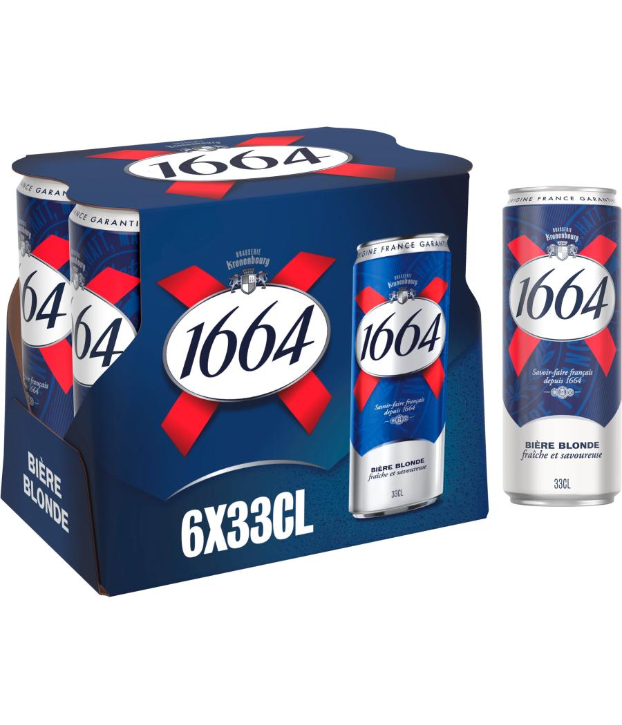 BIERE 1664 6X33CL BIERE 1664 6X33CL
