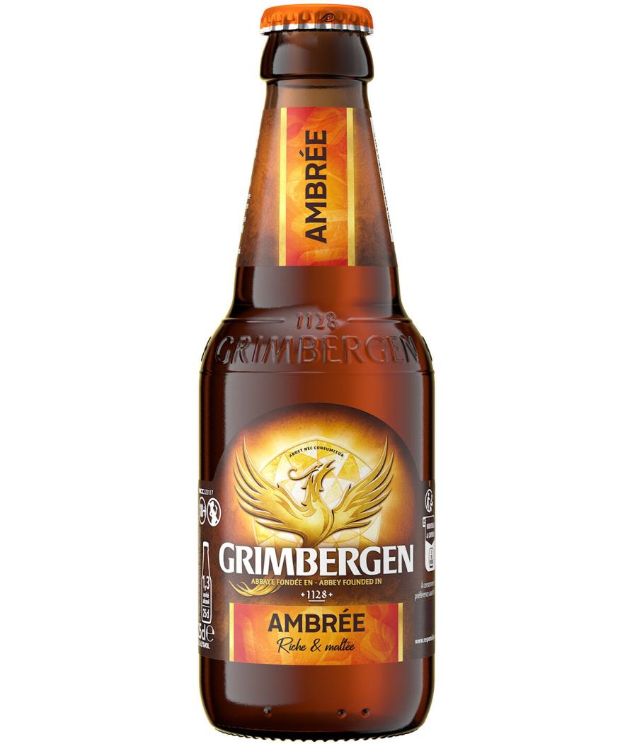BIERE GRIMBERGEN  AMBREE 25 CL BIERE GRIMBERGEN  AMBREE 25 CL