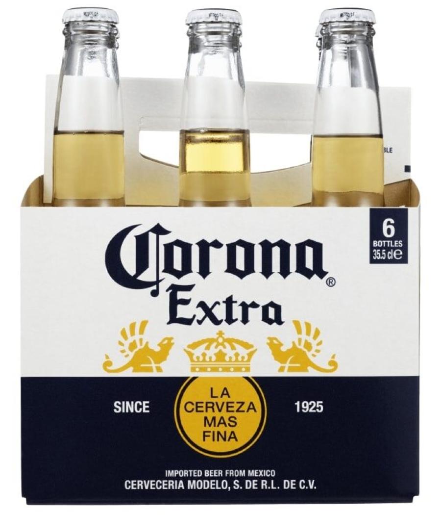 BIERE BLONDE CORONA EXTRA 6X35 CL BIERE BLONDE CORONA EXTRA 6X35 CL
