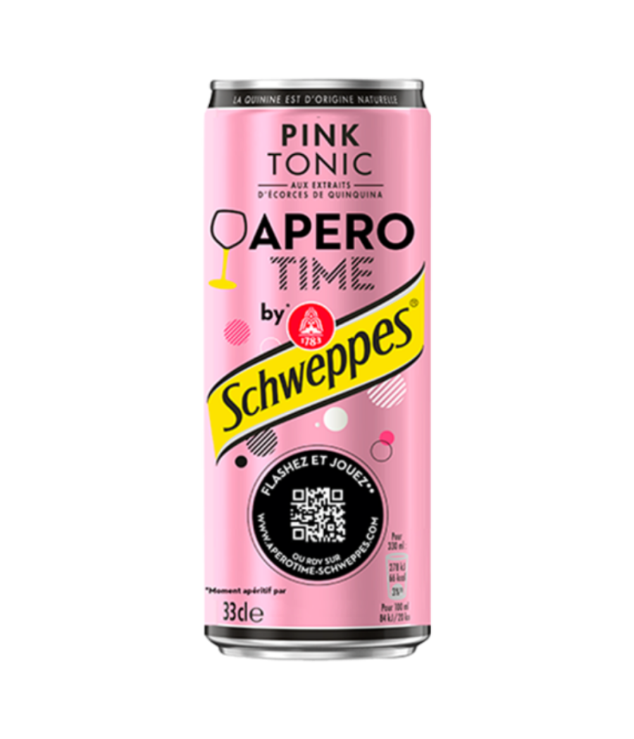 SCHWEPPES PINK TONIC 33CL SCHWEPPES PINK TONIC 33CL