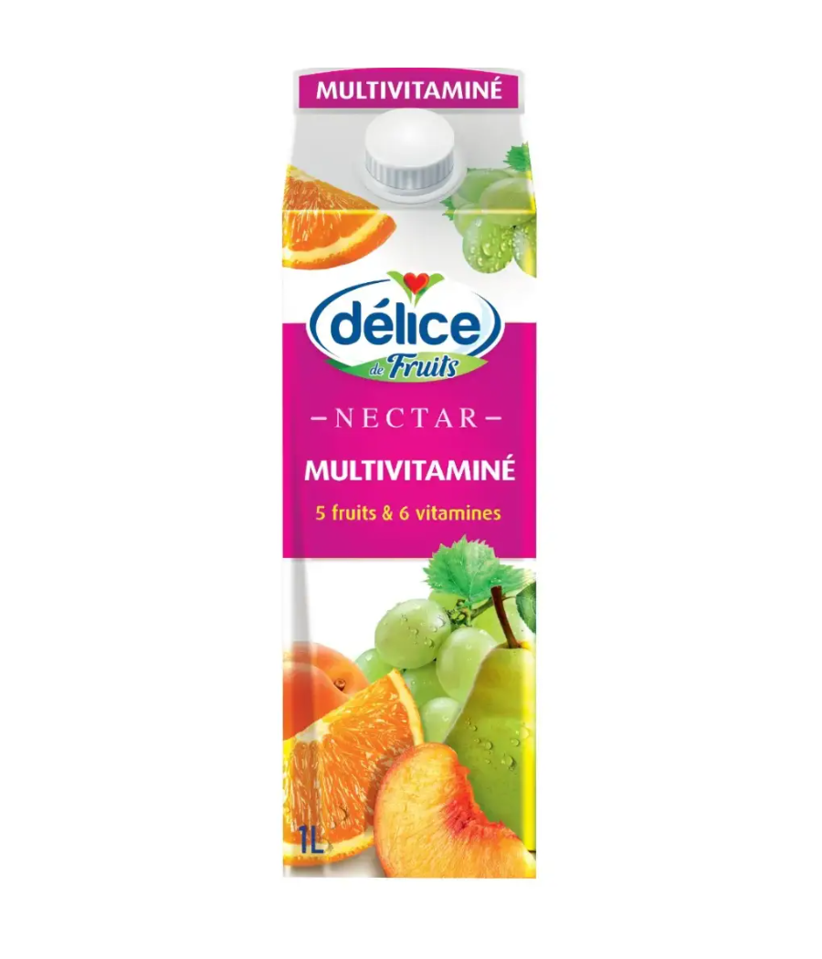 JUS DE FRUITS NECTAR MULTIVITAMINE 1L JUS DE FRUITS NECTAR MULTIVITAMINE 1L