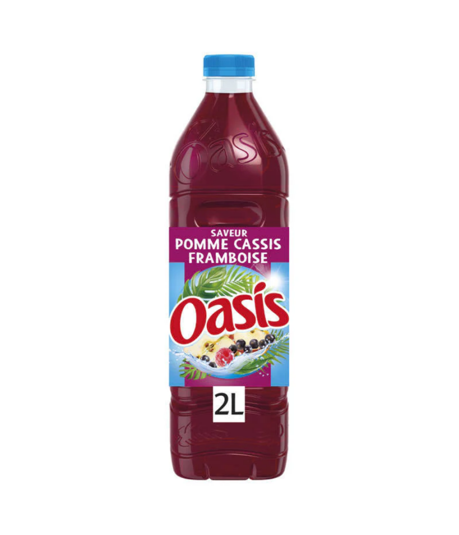 OASIS POMME CASSIS FRAMBOISE 2L OASIS POMME CASSIS FRAMBOISE 2L